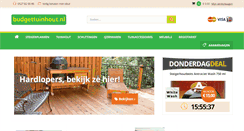 Desktop Screenshot of budgettuinhout.nl