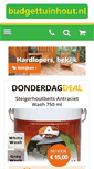 Mobile Screenshot of budgettuinhout.nl